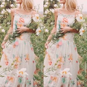 NWT Anthropologie Farm Rio Lantanas Maxi Dress SP